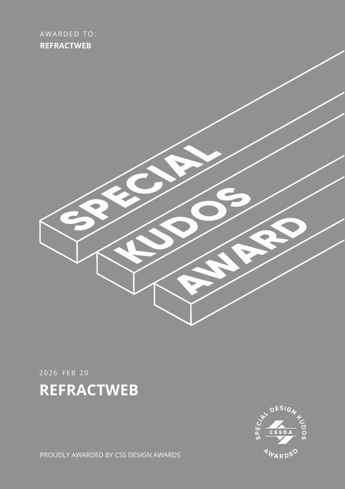 Special Kudos